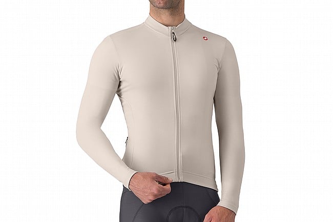Castelli Mens Espresso Thermal Jersey Clay/Dark Grey
