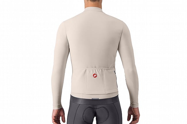 Castelli Mens Espresso Thermal Jersey Clay/Dark Grey