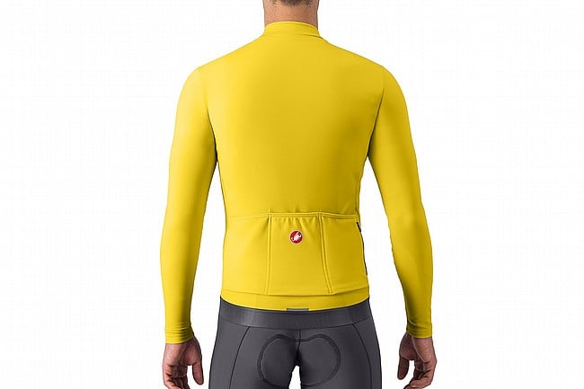 Castelli Mens Espresso Thermal Jersey Mango Mojito/Dark Grey