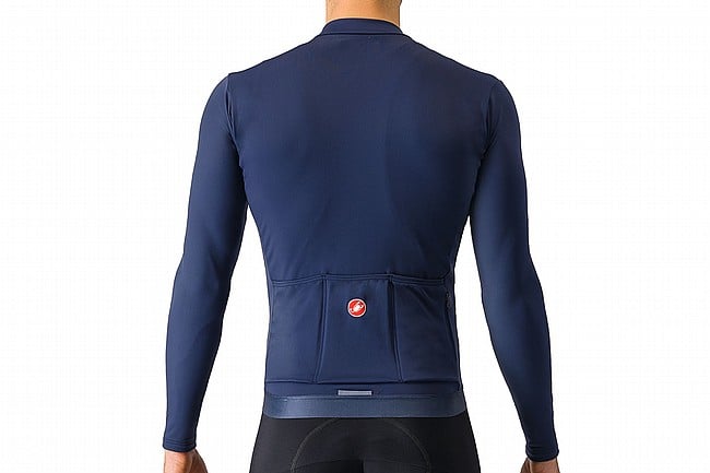 Castelli Mens Espresso Thermal Jersey Belgian Blue