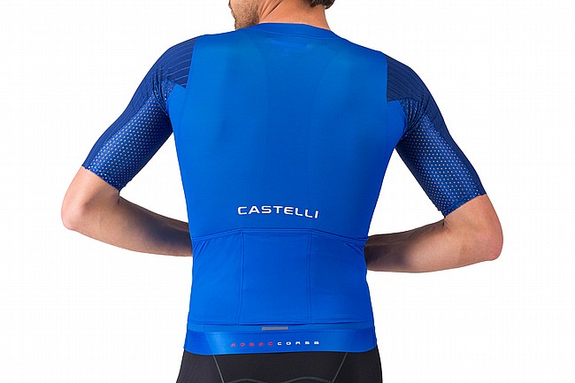 Castelli Mens Aero Race 8S Jersey Azzuro Italia