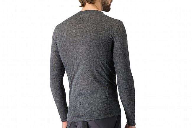 Castelli Mens Medio Baselayer LS Melange Grey