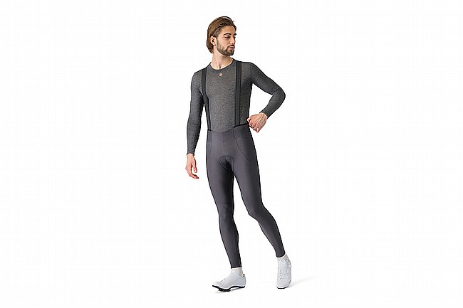 Castelli Mens Medio Baselayer LS Melange Grey