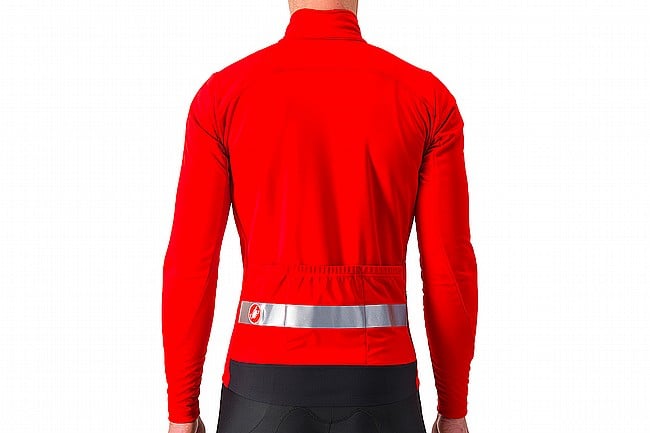 Castelli Mens Raddoppia 3 Jacket Red/Silver Reflex