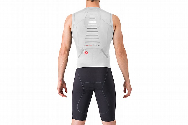 Castelli Mens Free Sanremo 3 Sleeveless Suit White/Black