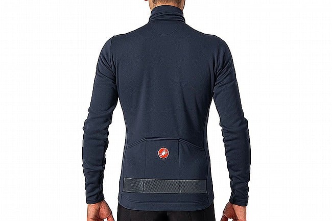 Castelli Mens Puro 3 Jersey FZ Saville Blue/Black Reflex