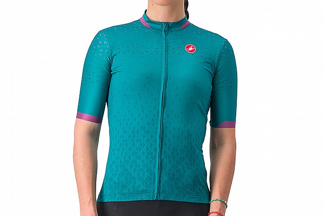 Castelli Womens Pezzi Jersey Quetzal Green