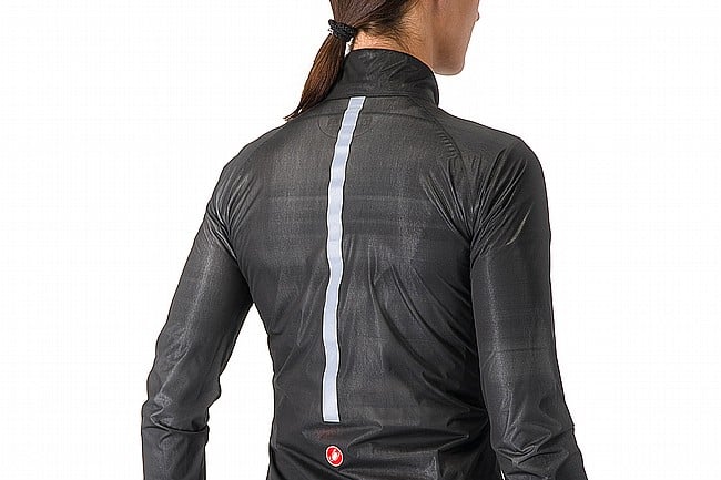 Castelli Womens Squall Shell Jacket Light Black/Silver Grey