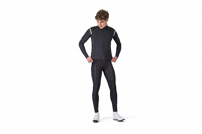 Castelli Mens Perfetto RoS 3 Jacket Light Black/Silver Reflex