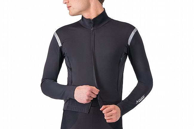 Castelli Mens Perfetto RoS 3 Jacket Light Black/Silver Reflex