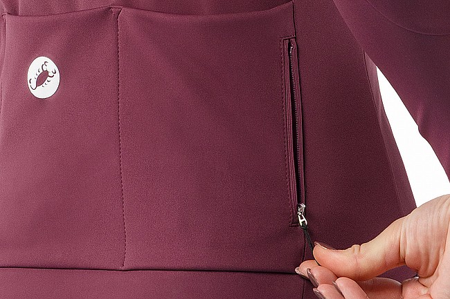 Castelli Womens Sweetspot Jacket Deep Bordeaux
