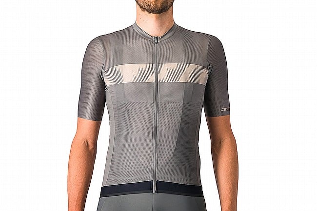 Castelli Mens Unlimited Endurance Jersey Gunmetal Gray/Clay