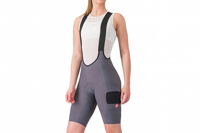 Castelli Womens Unlimited Cargo Bibshort Smokey Grey