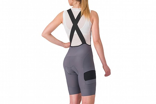 Castelli Womens Unlimited Cargo Bibshort Smokey Grey