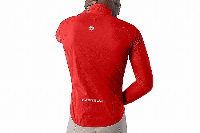 Castelli Mens Transition Air Jacket  Rich Red