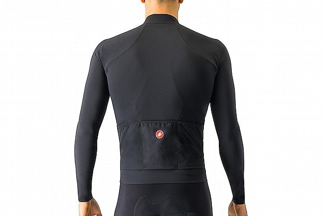 Castelli Mens Aero Race LS Jersey Light Black