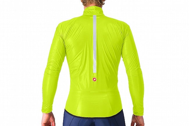 Castelli Mens Squall Shell Jacket Electric Lime/Black