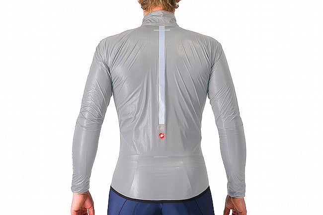 Castelli Mens Squall Shell Jacket Silver Grey/Black