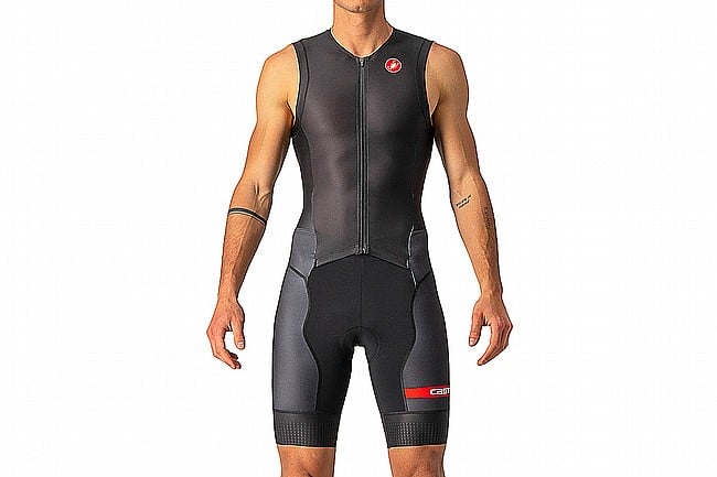 Castelli Mens Free Sanremo 2 Tri Suit Sleeveless Black