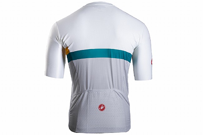 Castelli Mens Competizione 3 LTD Jersey Ivory/Goldenrod/Quetza