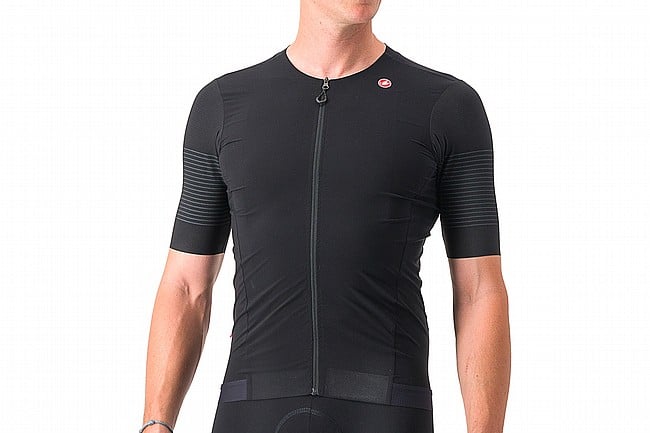 Castelli Mens Premio Black Jersey Light Black/Black