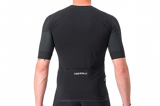 Castelli Mens Premio Black Jersey Light Black/Black