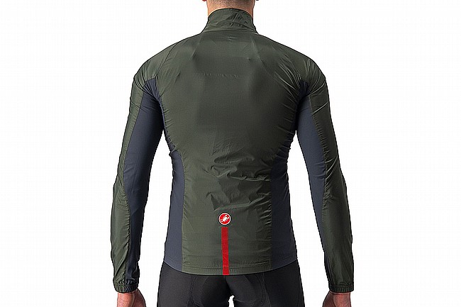 Castelli Mens Squadra Stretch Jacket Military Green/Dark Gray