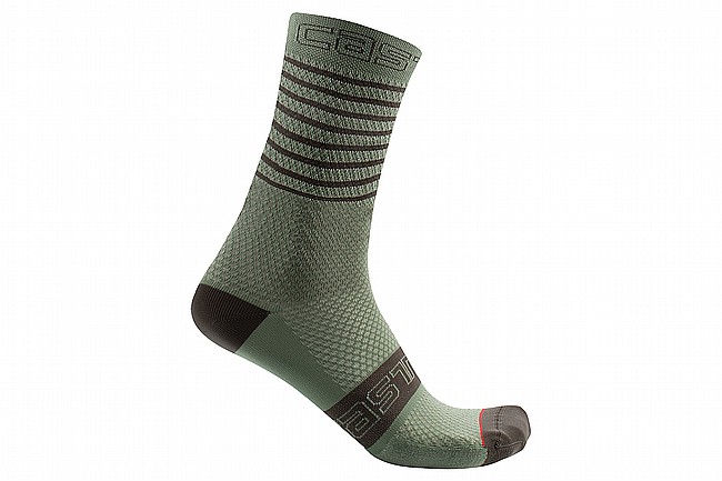 Castelli Womens Superleggera 12 Sock Defender Green