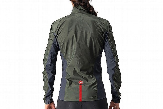 Castelli Womens Squadra Stretch Jacket Military Green/Dark Gray