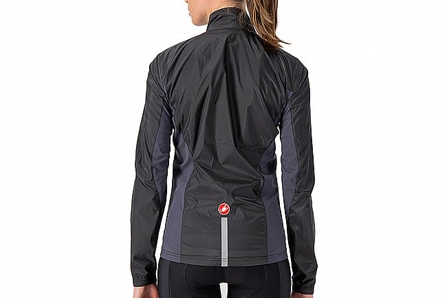 Castelli Womens Squadra Stretch Jacket Light Black/Dark Gray