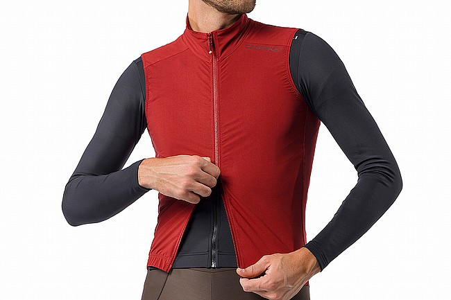 Castelli Mens Espresso 2 Vest  Garnet