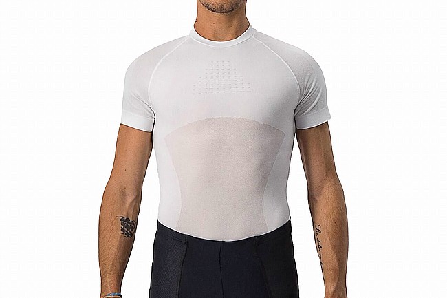 Castelli Mens Core Seamless Short Sleeve Baselayer White