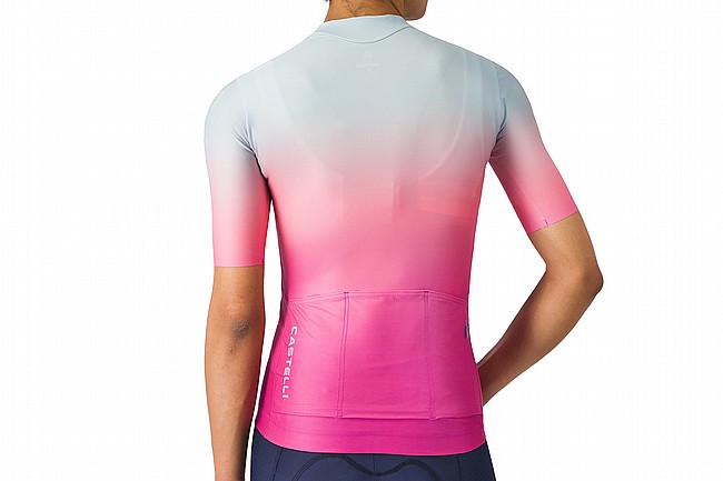 Castelli Womens UPF Jersey Winter Sky/Violet Pink
