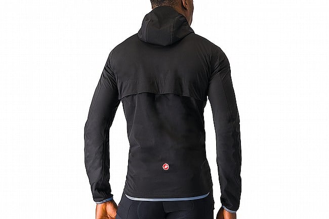 Castelli Mens Unlimited Rain Jacket Light Black