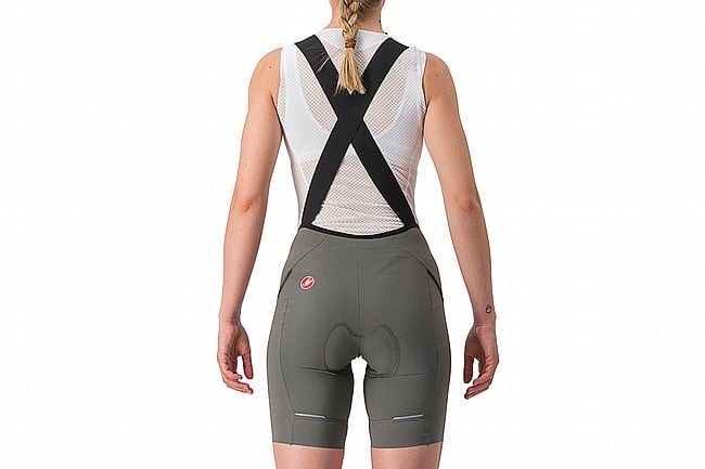 Castelli Womens Velocissima 3 Bibshort Gunmetal Gray/Dark Gray