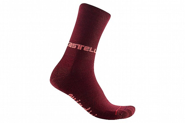 Castelli Womens Quindici Soft Merino Sock Bordeaux