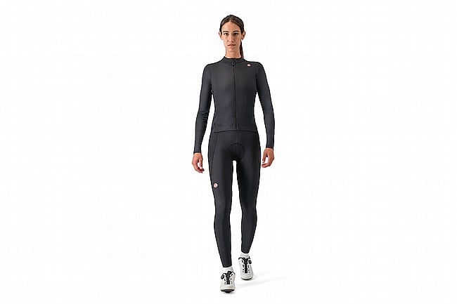 Castelli Womens Espresso Thermal Jersey Light Black
