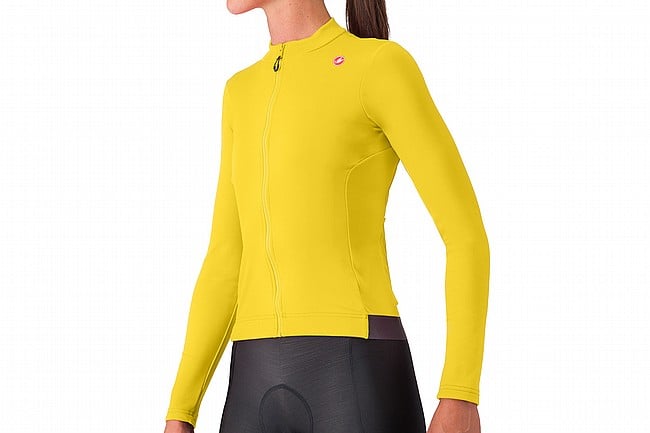 Castelli Womens Espresso Thermal Jersey Mango Mojito/Dark Grey