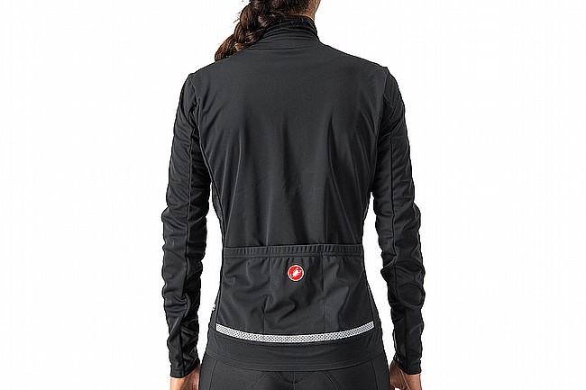 Castelli Womens Go Jacket Light Black/White