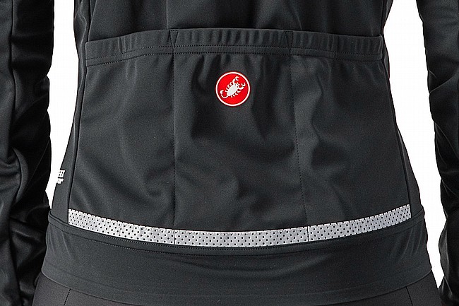 Castelli Womens Go Jacket Light Black/White