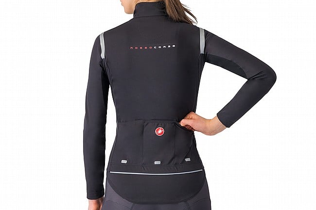 Castelli Womens Perfetto RoS 3 Jacket Light Black/Silver Reflex