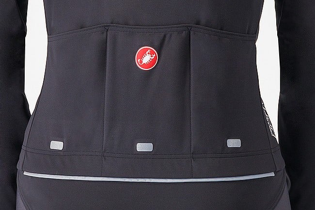 Castelli Womens Perfetto RoS 3 Jacket Light Black/Silver Reflex