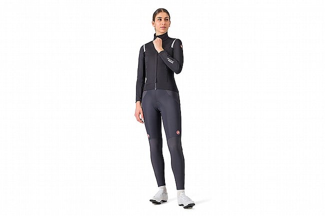 Castelli Womens Perfetto RoS 3 Jacket Light Black/Silver Reflex