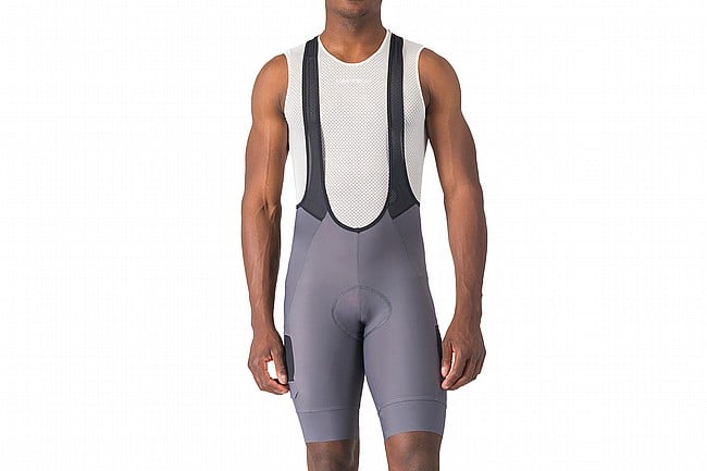 Castelli Mens Unlimited Cargo Bibshort Smokey Grey