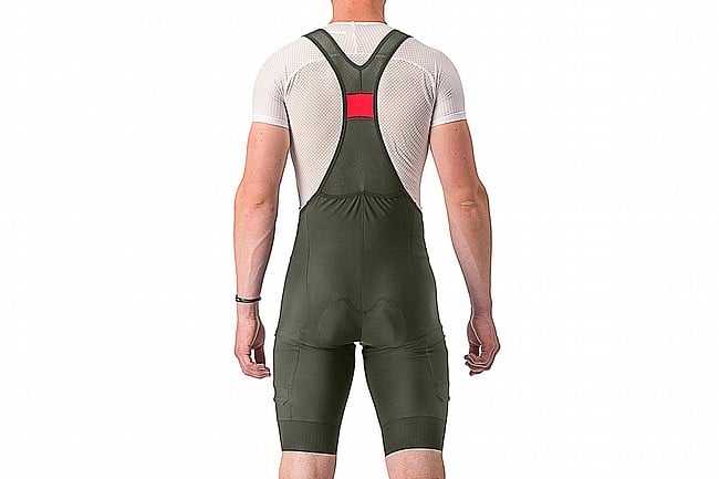 Castelli Mens Unlimited Cargo Bibshort Deep Green