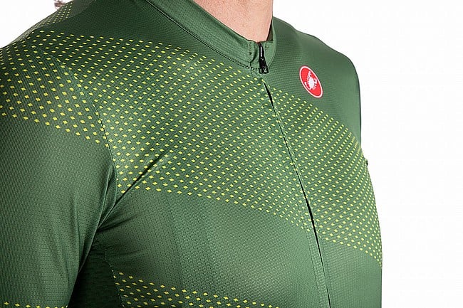 Castelli Mens Competizione 2 Jersey LTD - Century Green/Yellow