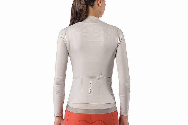 Castelli Womens Espresso 2 Long Sleeve Jersey  Silver Moon