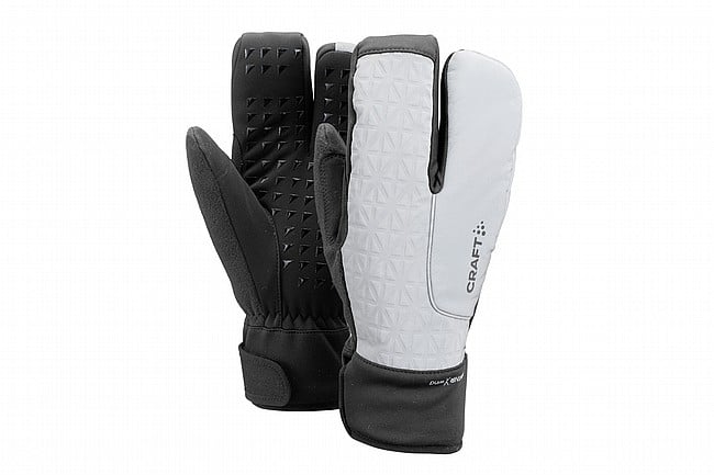 Craft Siberian 2.0 Split Finger Glove Silver/Black