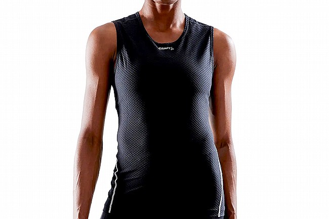 Craft Womens Cool Mesh Superlight Sleeveless Baselayer Black