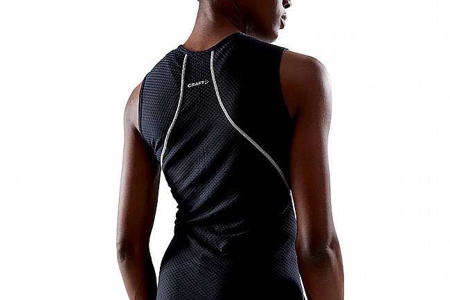 Craft Womens Cool Mesh Superlight Sleeveless Baselayer Black